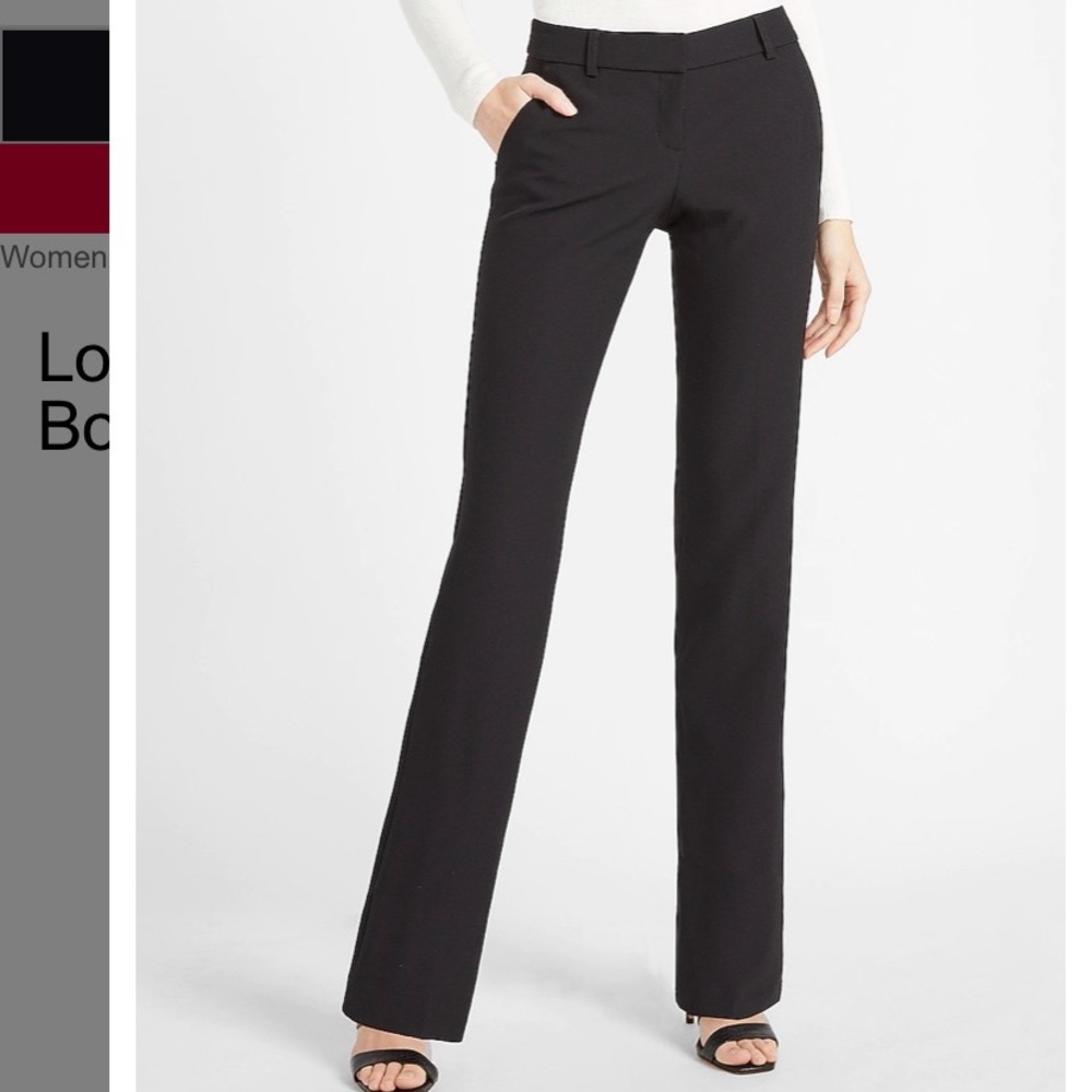 Dark Gray Express Editor Slacks - Picture 2 of 8